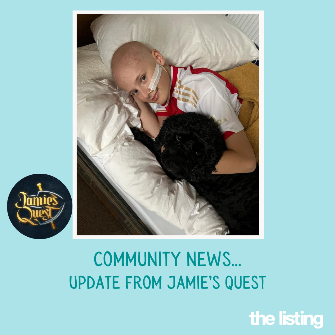 Community News: Update from Jamie’s Quest