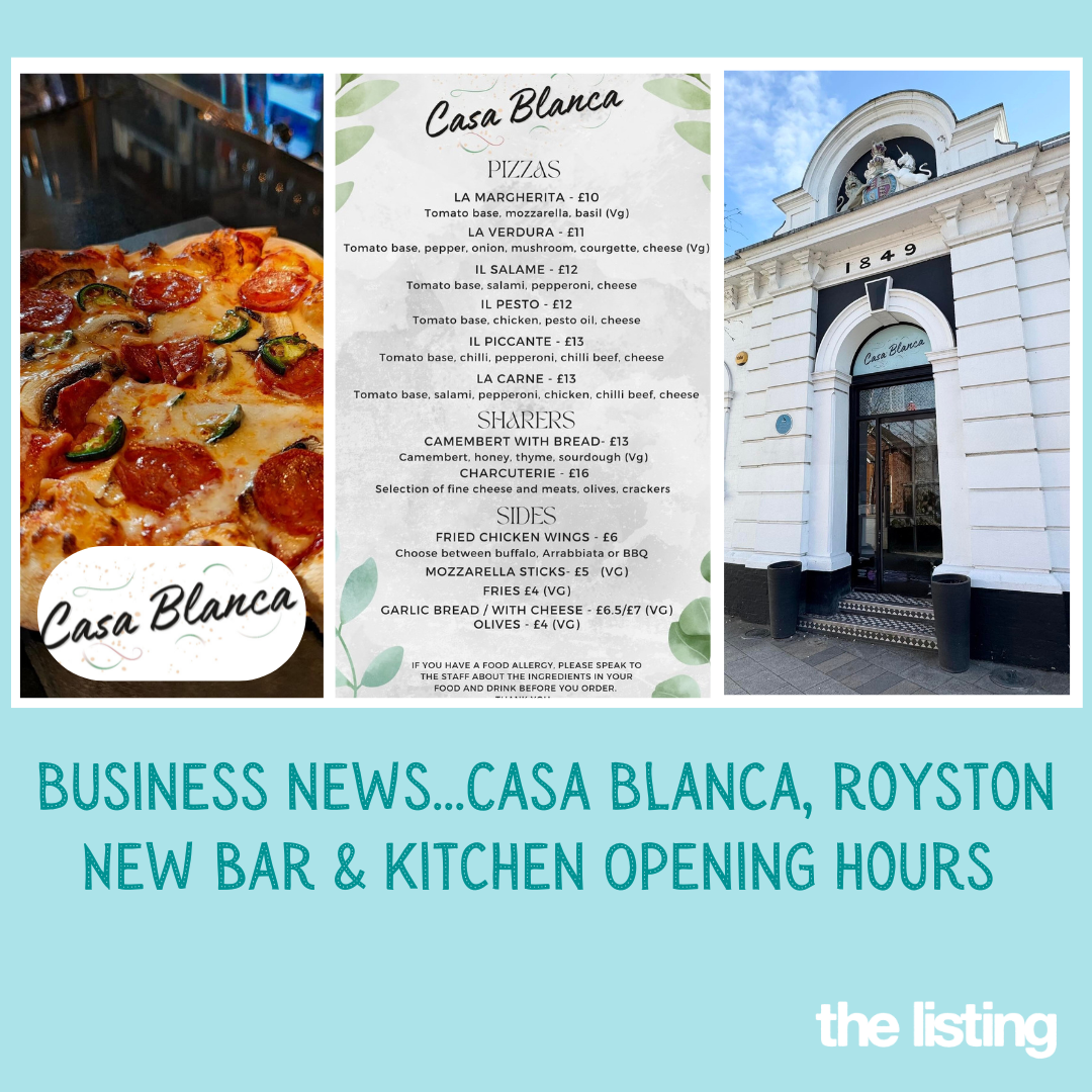 Welcome to The Town: Casa Blanca – Royston’s Stylish New Bar on Fish Hill
