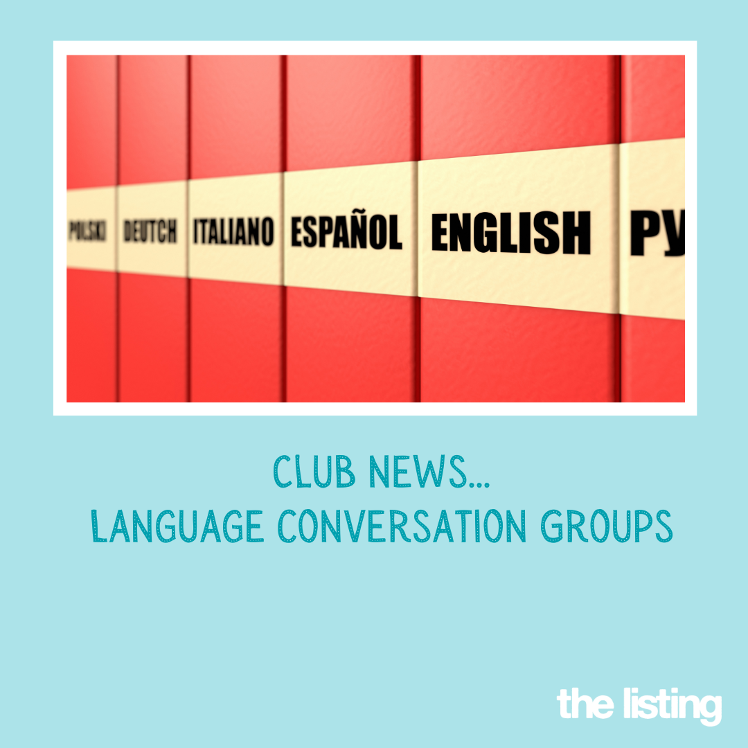 Club News: Language Conversation Groups