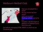 Melbourn Walking Netball