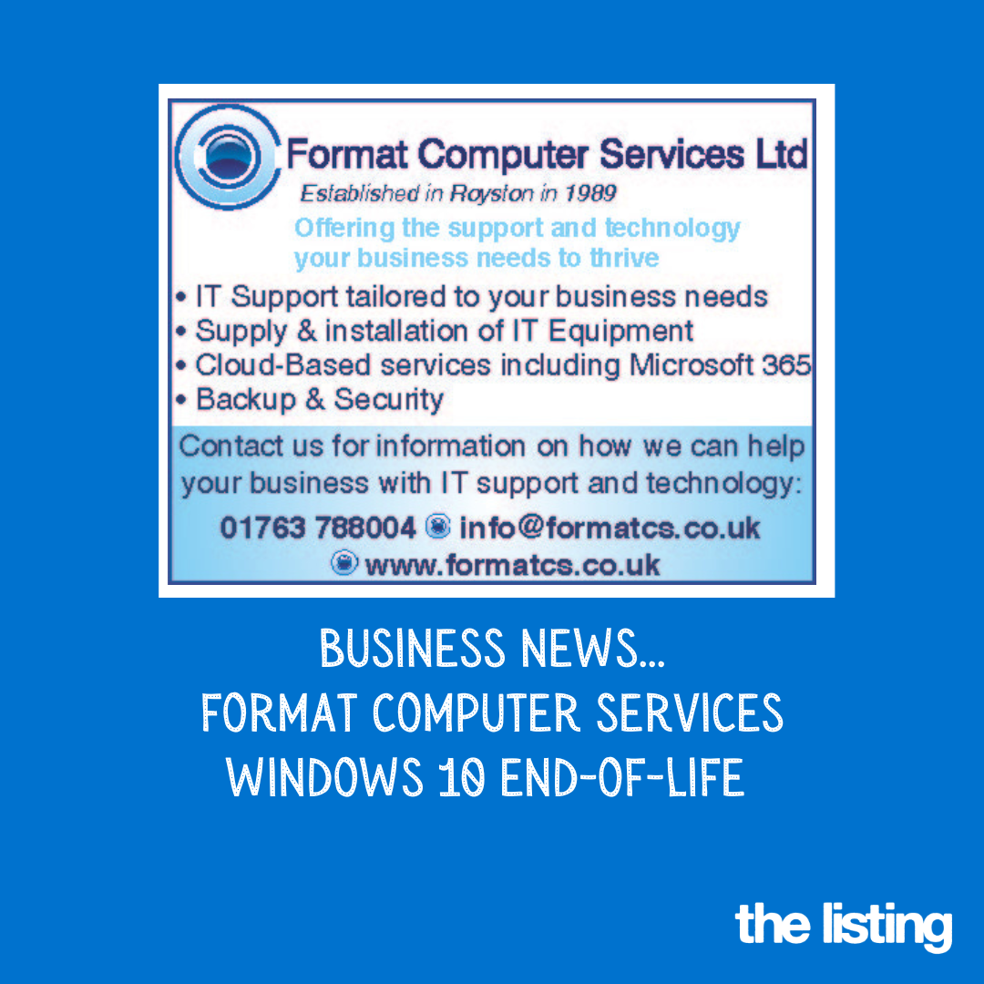 Business Profile: Format Computers Services – Windows 10 End-Of-Life