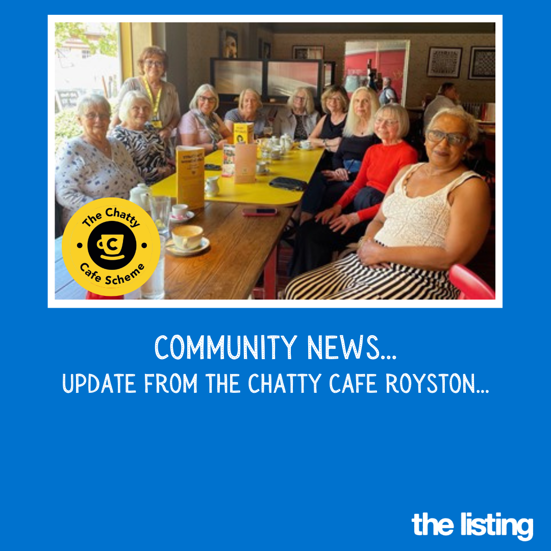 Community News.. Chatty Cafe Royston – Bringing the Community Together