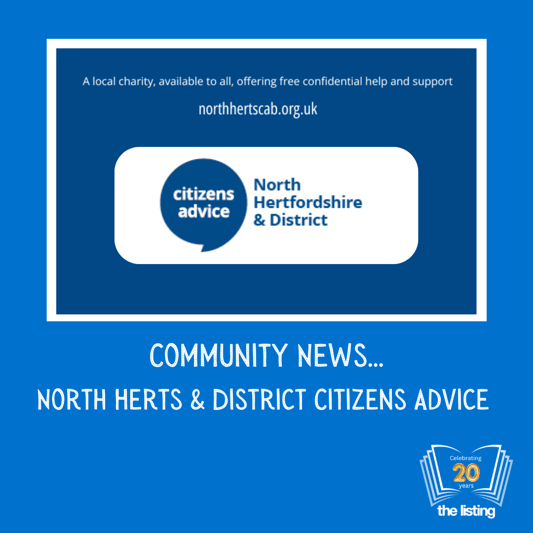Community News: North Herts & District Citizens Advice: Let’s Talk Subscriptions