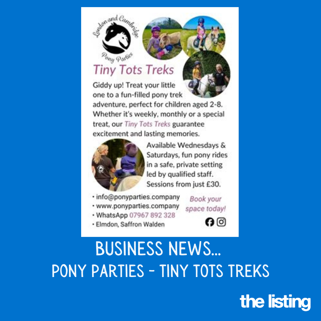 Business News: Pony Parties – Tiny Tots Treks