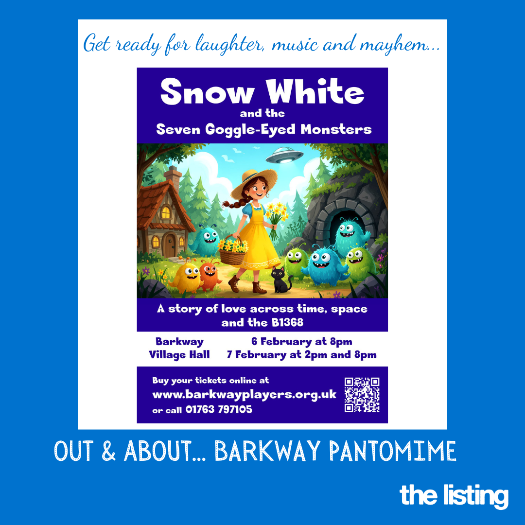 Out & About: Barkway Pantomime “Snow White and the Seven Goggle-Eyed Monsters”