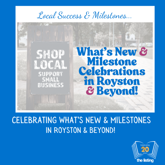 What’s New! In Royston & Beyond this February…