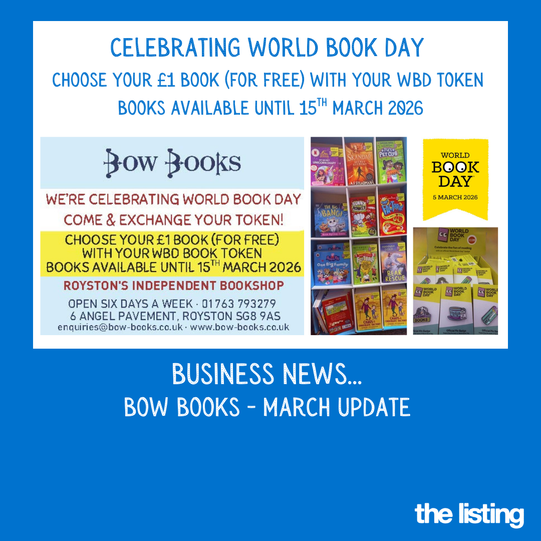 Business News: News From Bow Books – World Book Day 2026