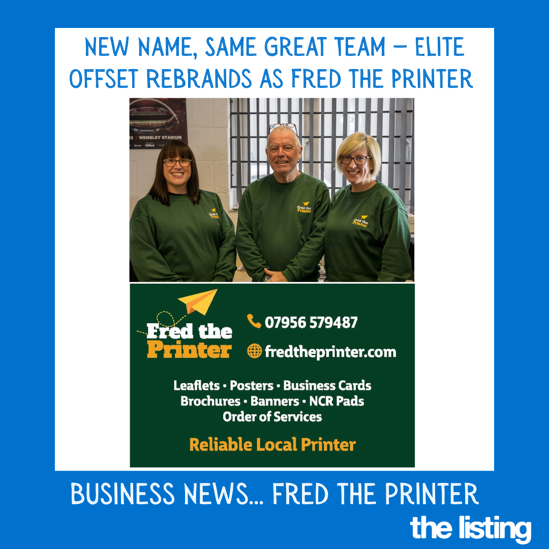 Business News: New Name, Same Great Team – Elite Offset Rebrands as Fred the Printer