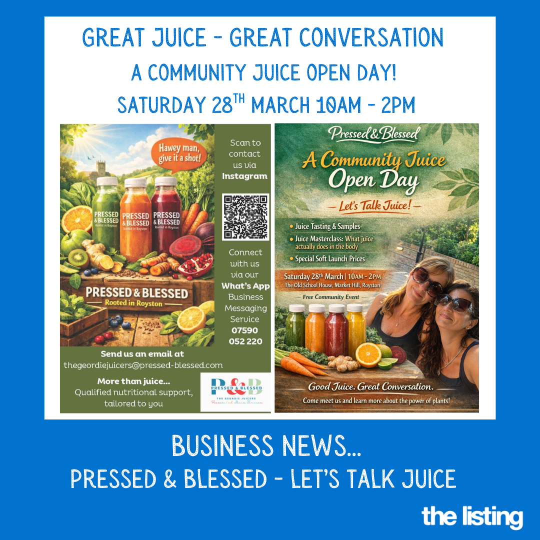 Business News: Pressed & Blessed Juice & Wellbeing