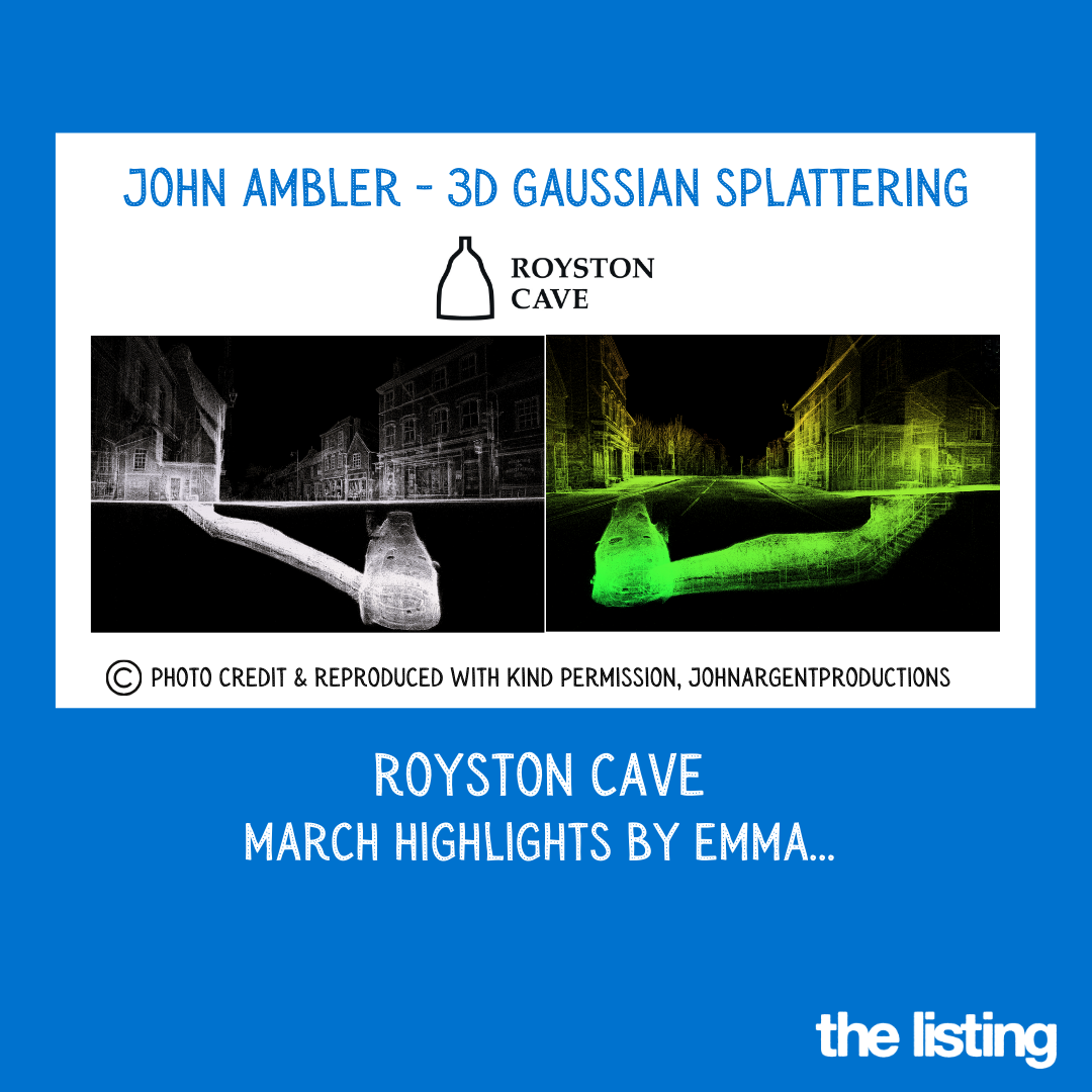 Royston Cave March Highlights: John Ambler – 3D Gaussian Splattering