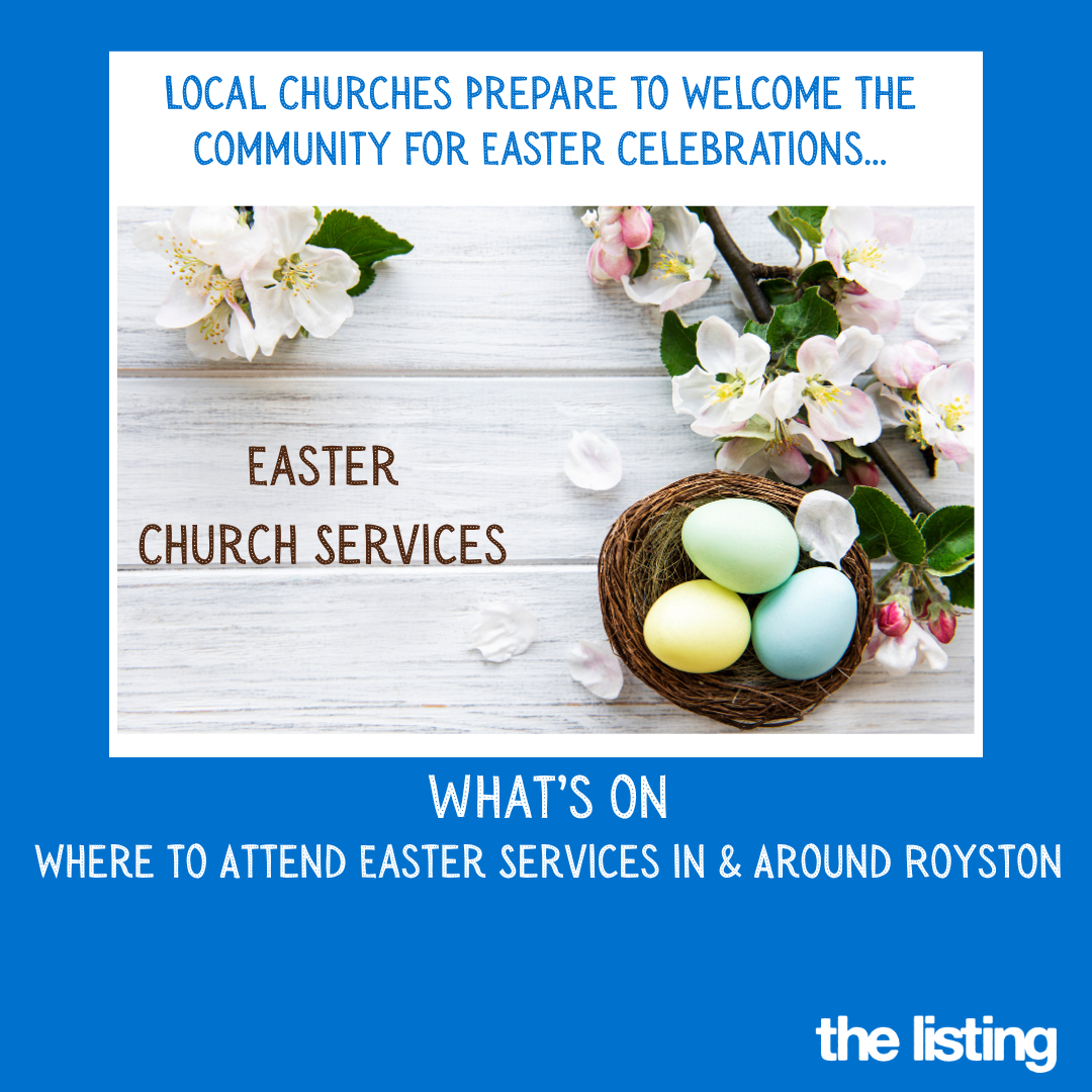 Easter church services in and around royston…