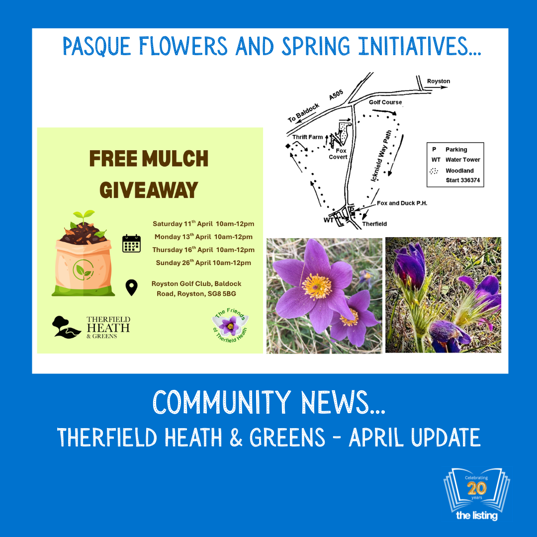 Community News: April Update from Therfield Heath & Greens