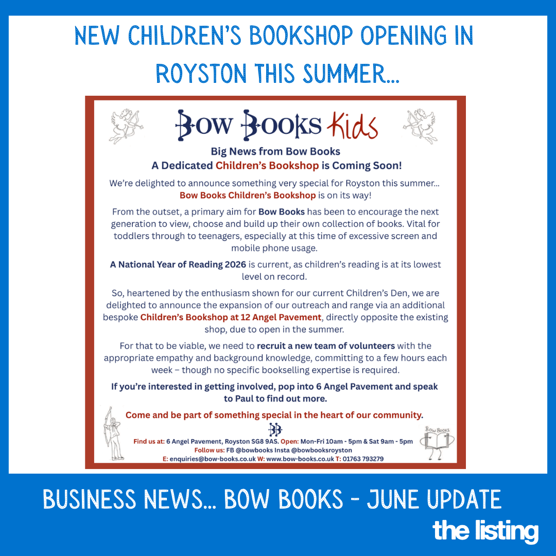 Business News: Bow Books Launches Dedicated Children’s Bookshop at Angel Pavement