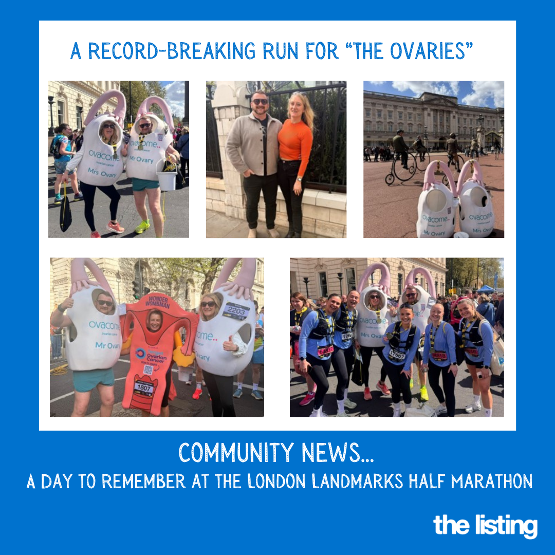 Community News: A Day to Remember at London Landmarks Half-Marathon for The Ovaries…