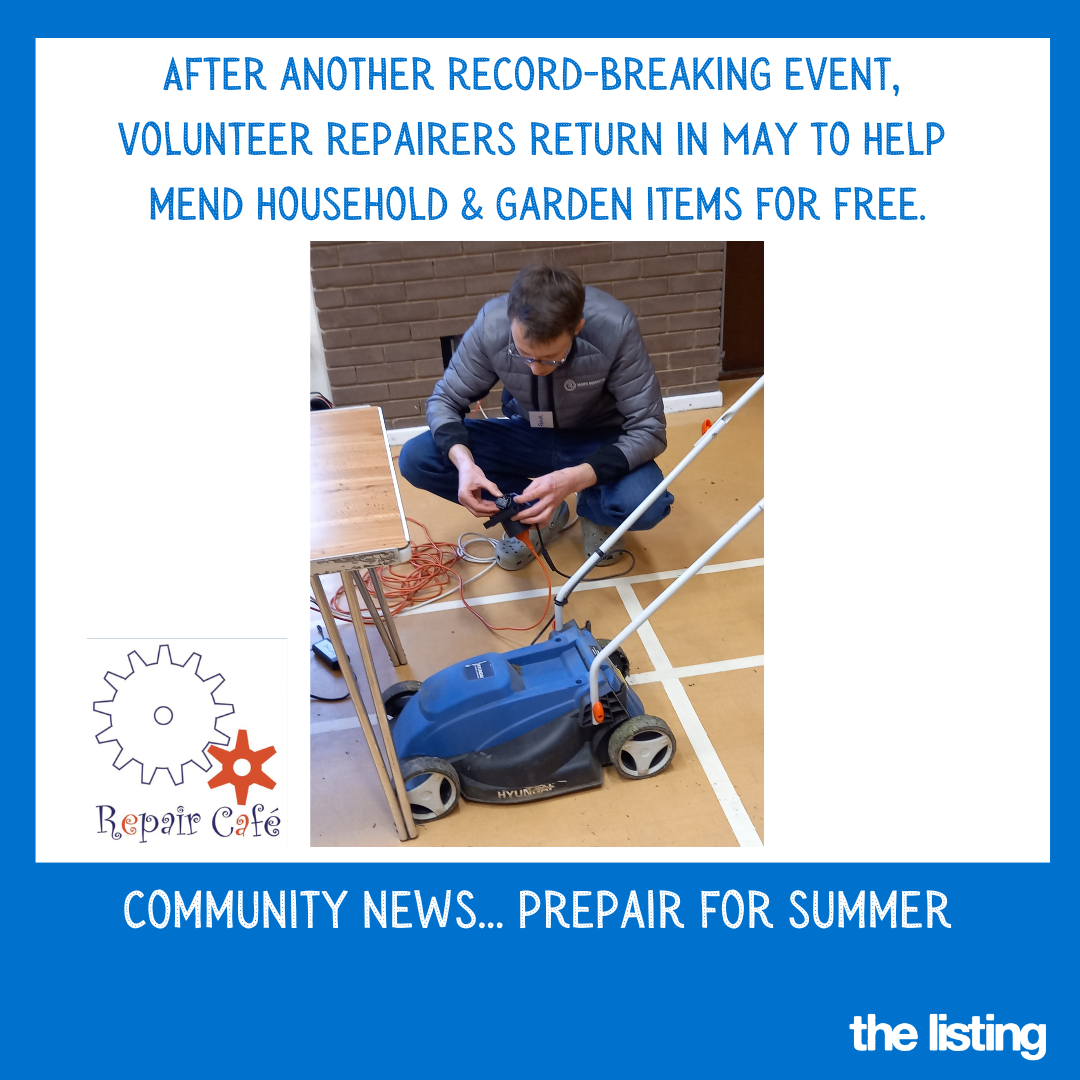 Community News: Prepair for Summer with Royston Repair Cafe