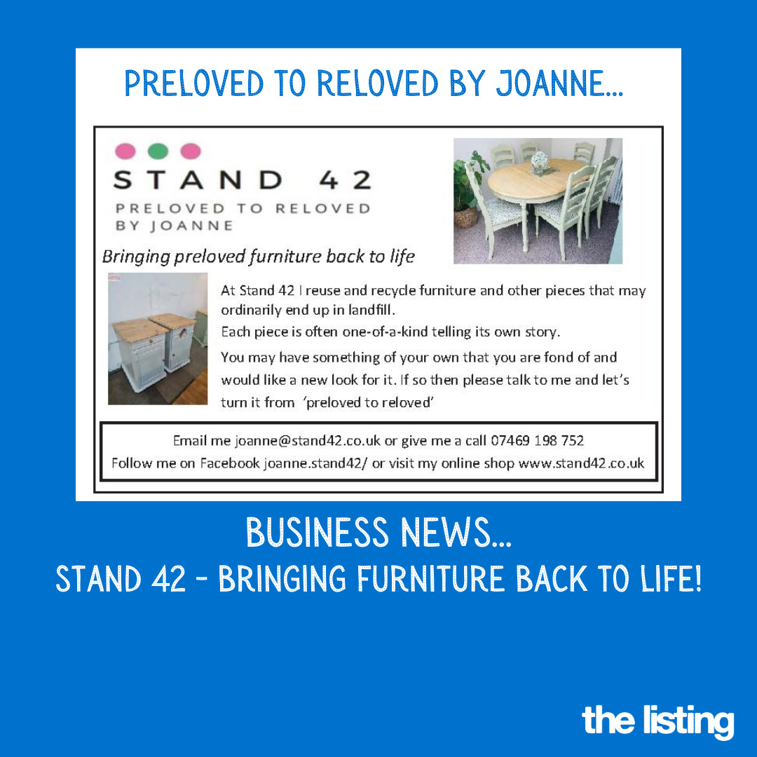 Business News: Stand 42 – Reloved Furniture