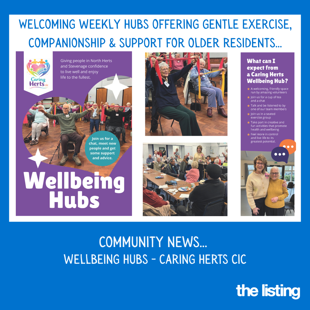 Wellbeing: Caring Herts CIC