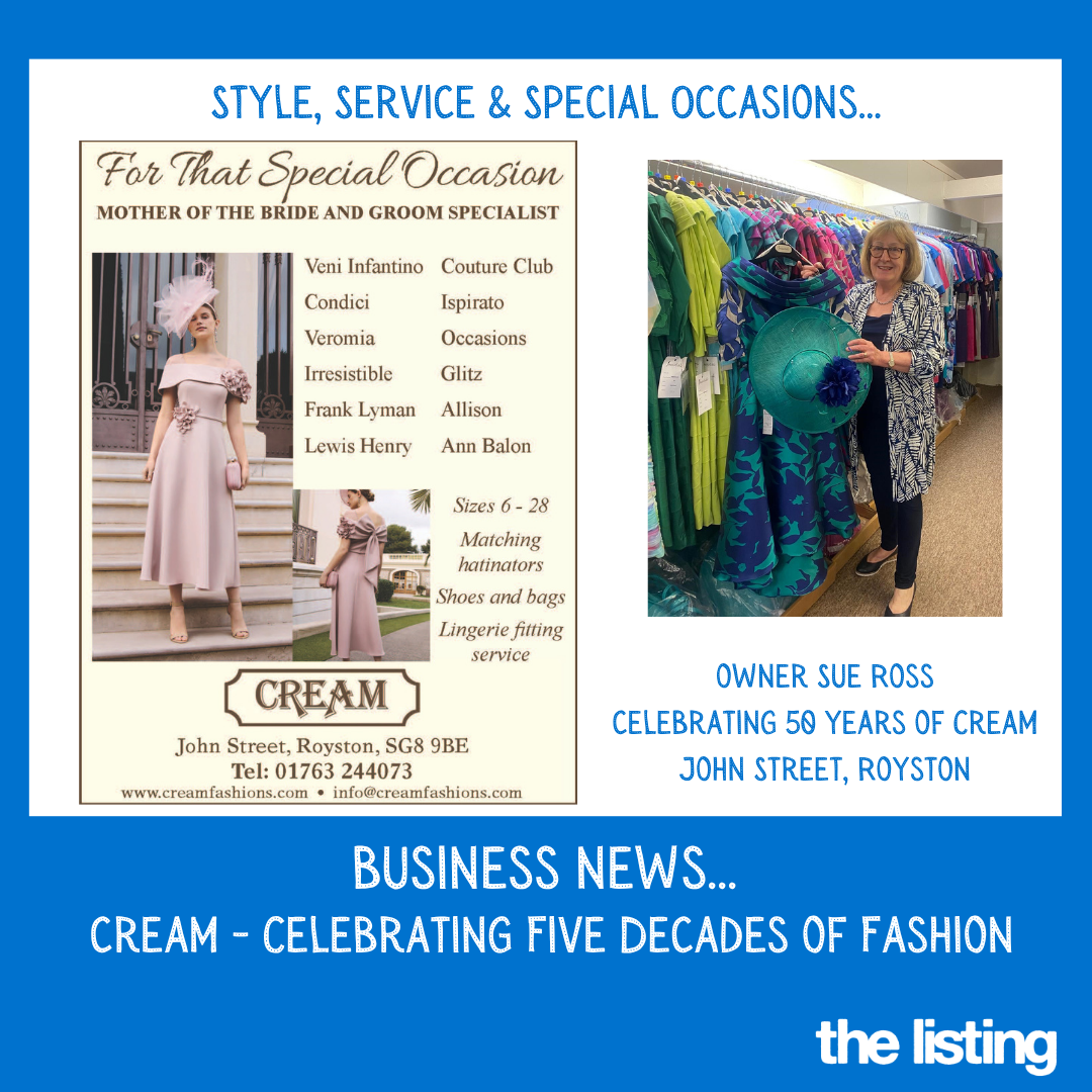 Business News: Cream of Royston, Celebrating 50 years in Business 
