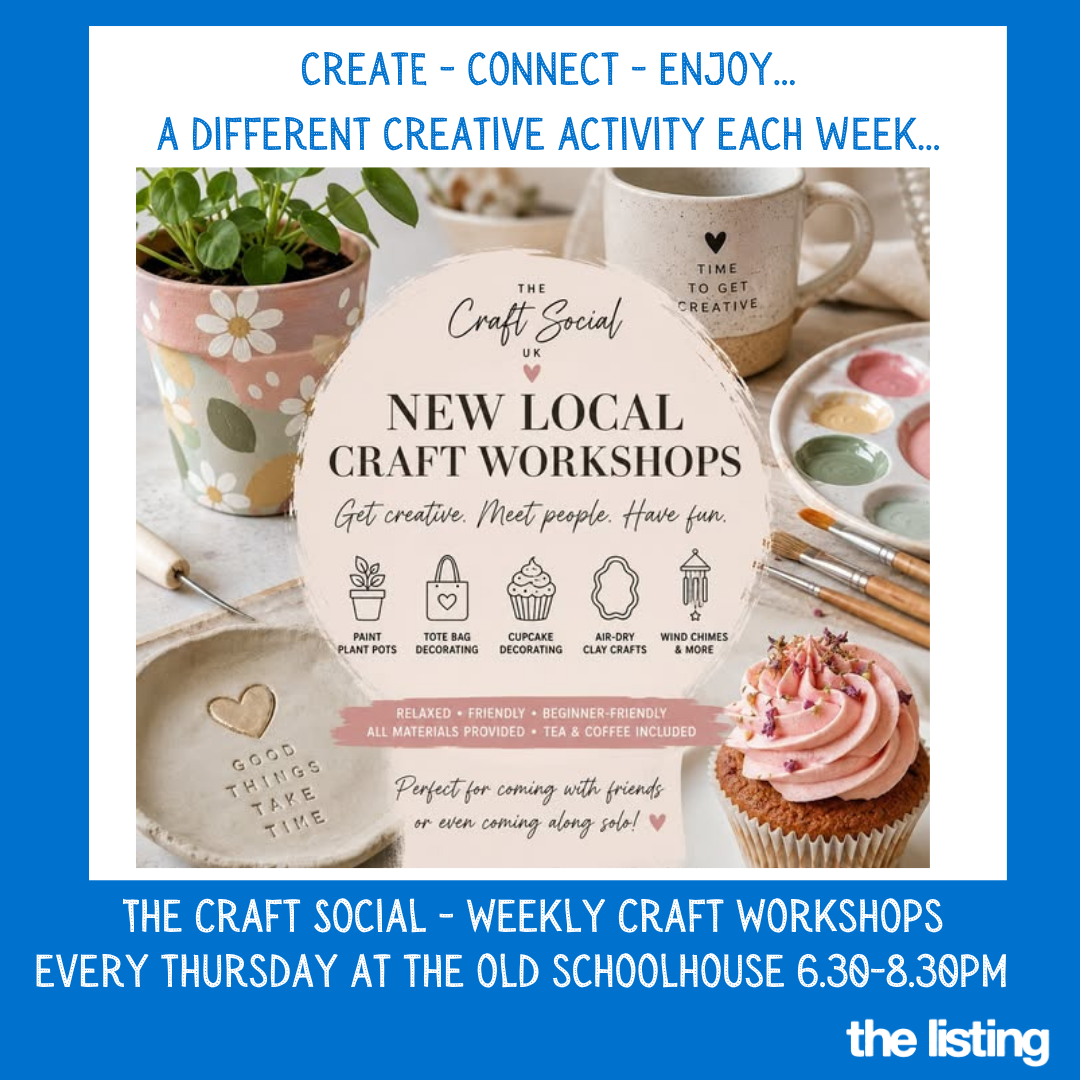 The Craft Social – New weekly Craft workshops in royston… You don’t have to be artistic to be creative!