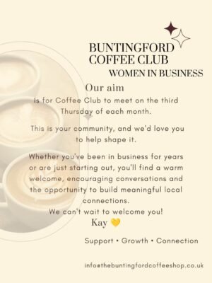 Buntingford Coffee Shop – Women in Business Networking