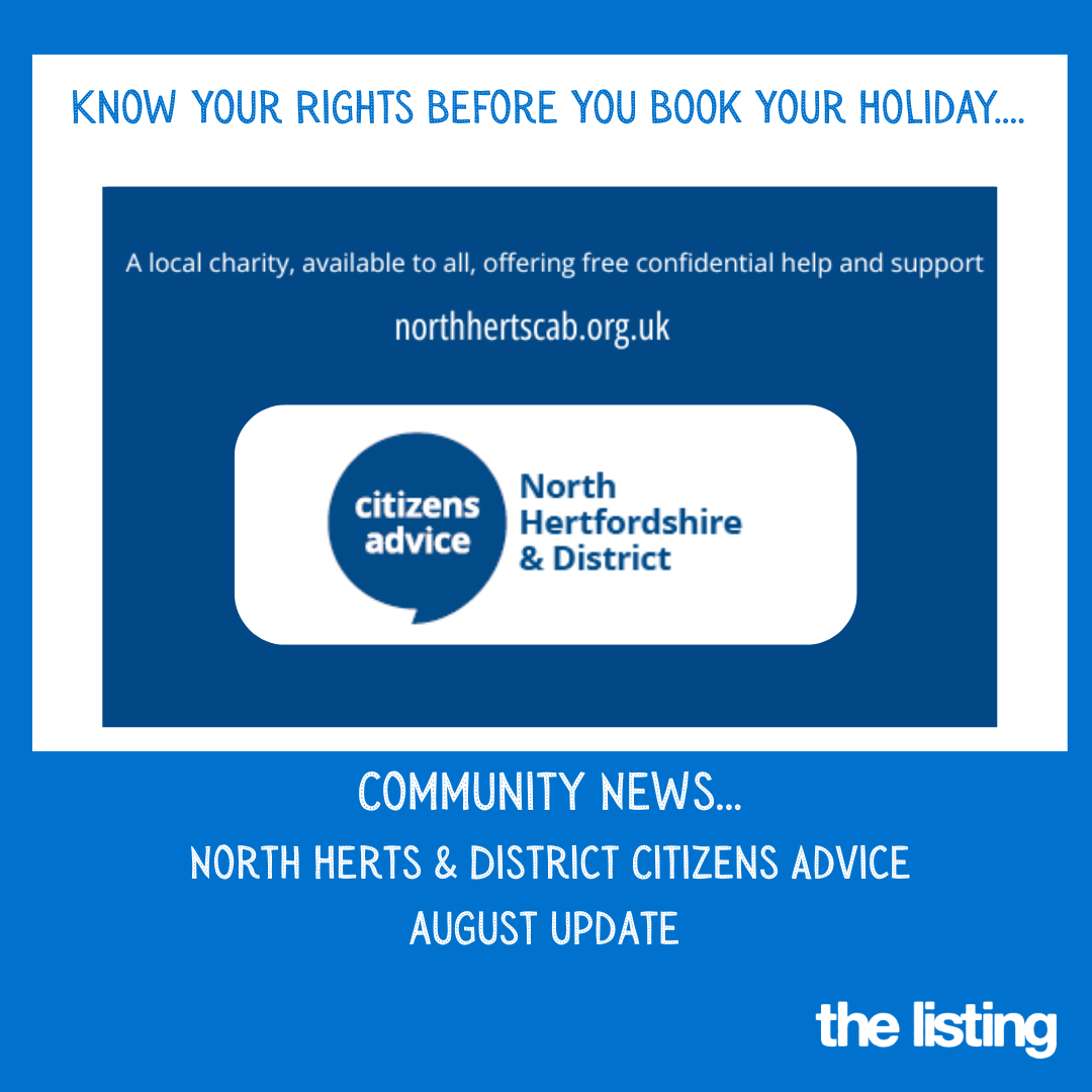 Community News: North Herts & District Citizens Advice: August