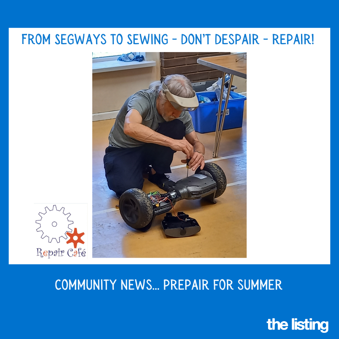 Community News: Royston Repair Cafe – Don’t Despair – Repair!