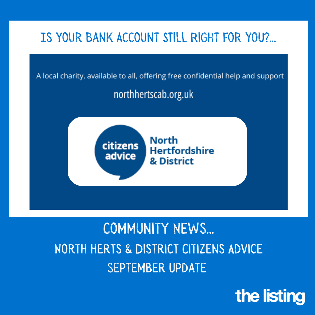 Community News: North Herts & District Citizens Advice: September