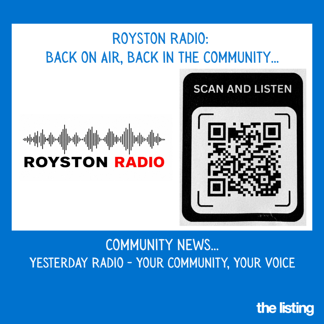 Community News: Royston Radio Returns: Your Community, Your Voice Bringing the Community Together
