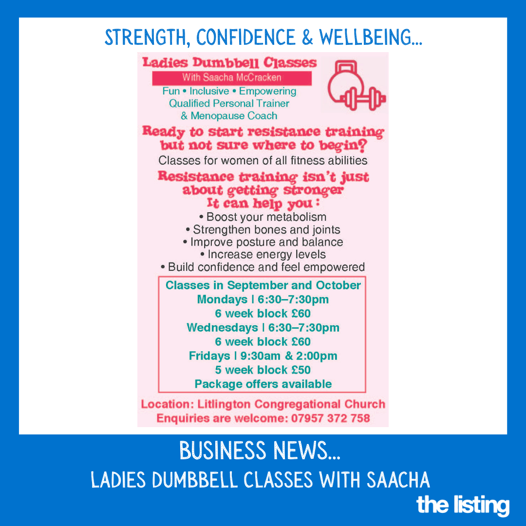 Business News: Ladies Dumbell Classes