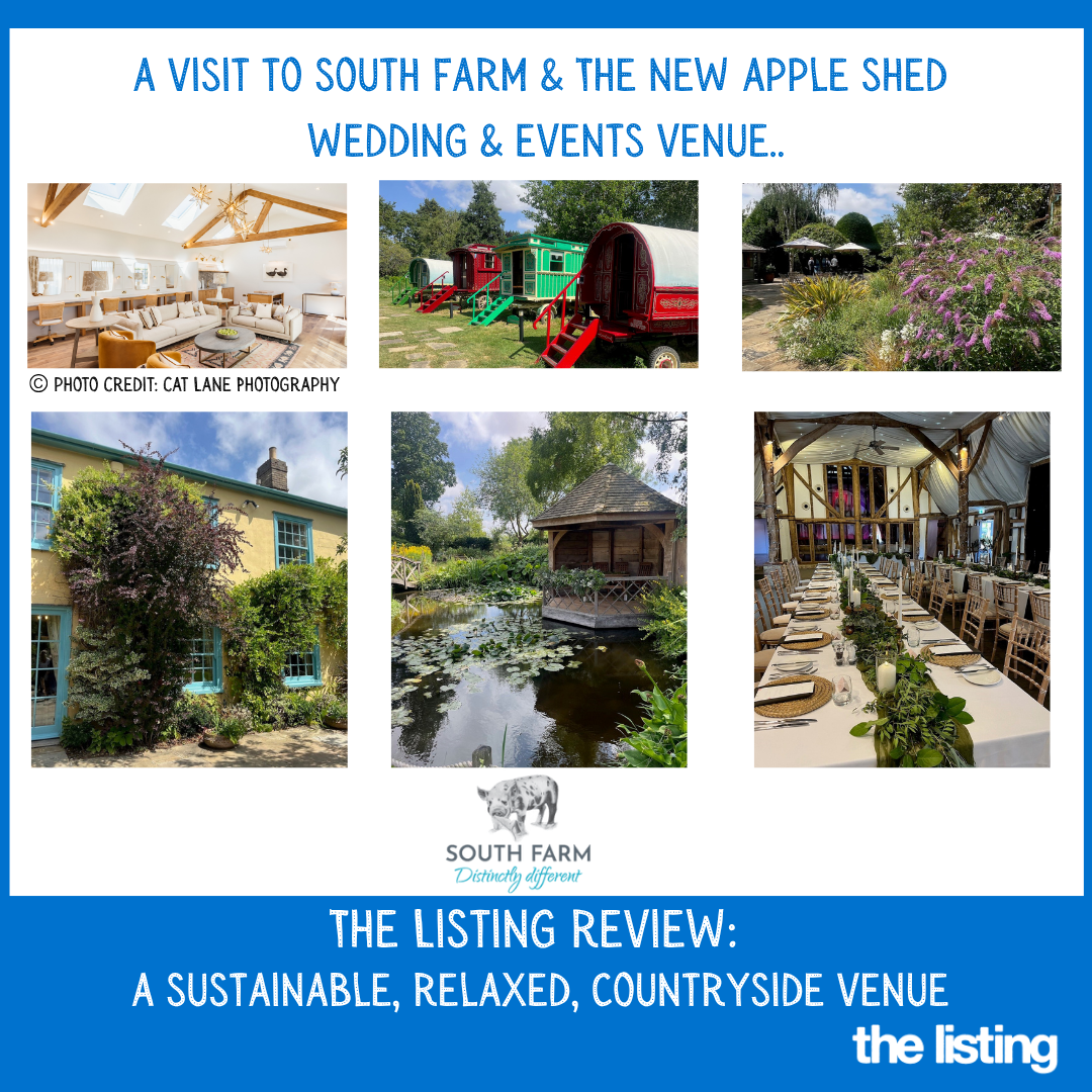 The Listing Review: South Farm & The Apple Shed Wedding Venue…