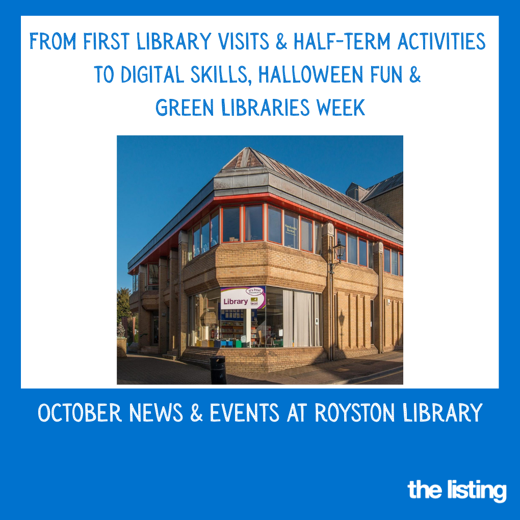 October News from Royston Library…