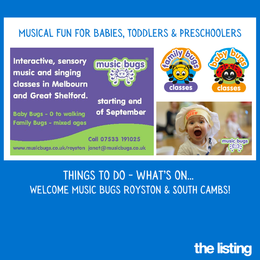 Music Bugs is Coming To The Royston & South CAmbs Area!…