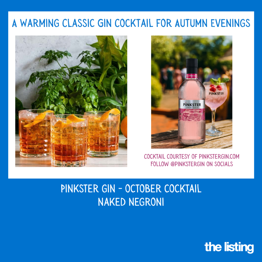 Pinkster Gin October Cocktail: Naked Negroni