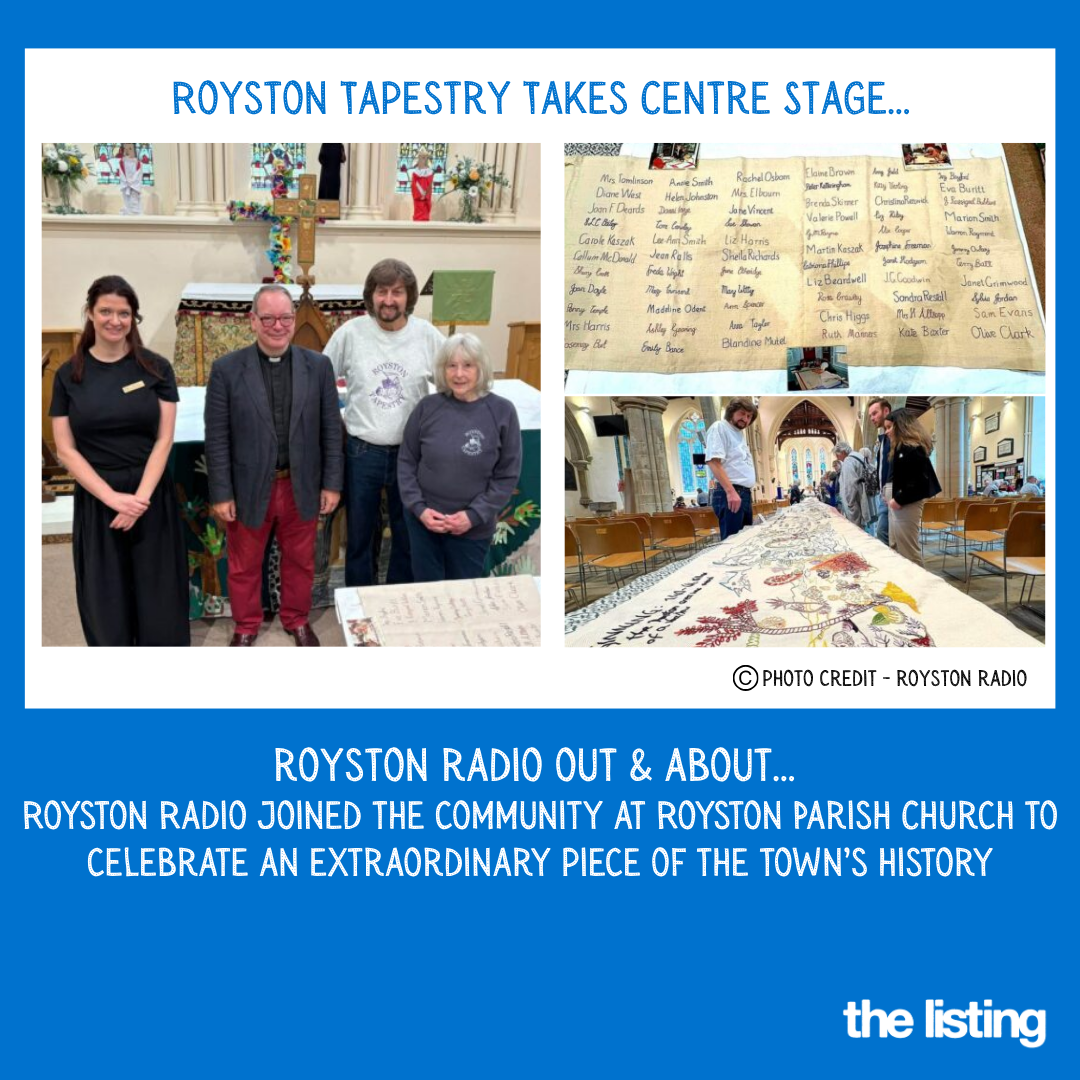 Royston Radio Out & About – Royston Tapesty