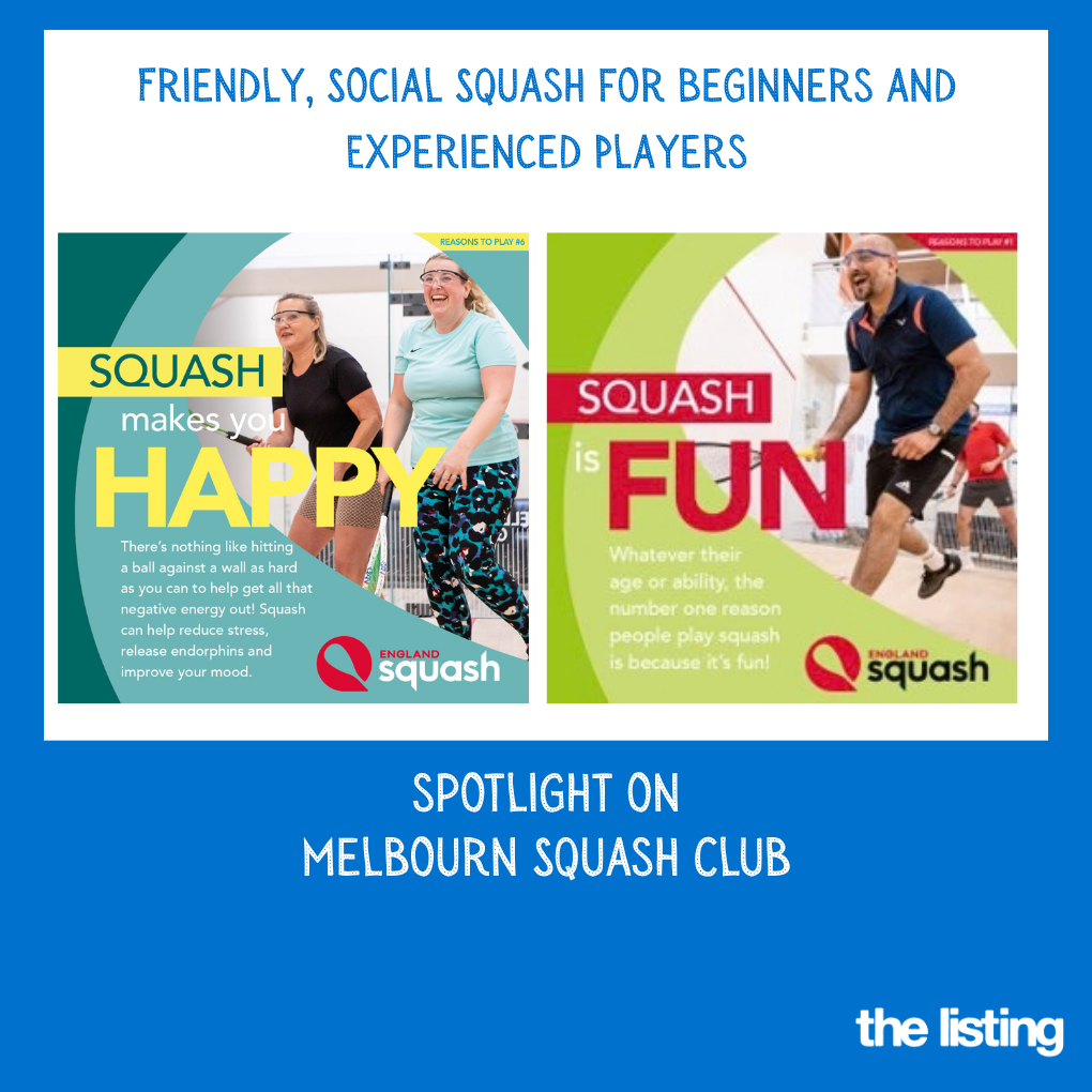 Spotlight On: Melbourn Squash Club – Get on Court, Get Active & Discover a Friendly Club for All Levels