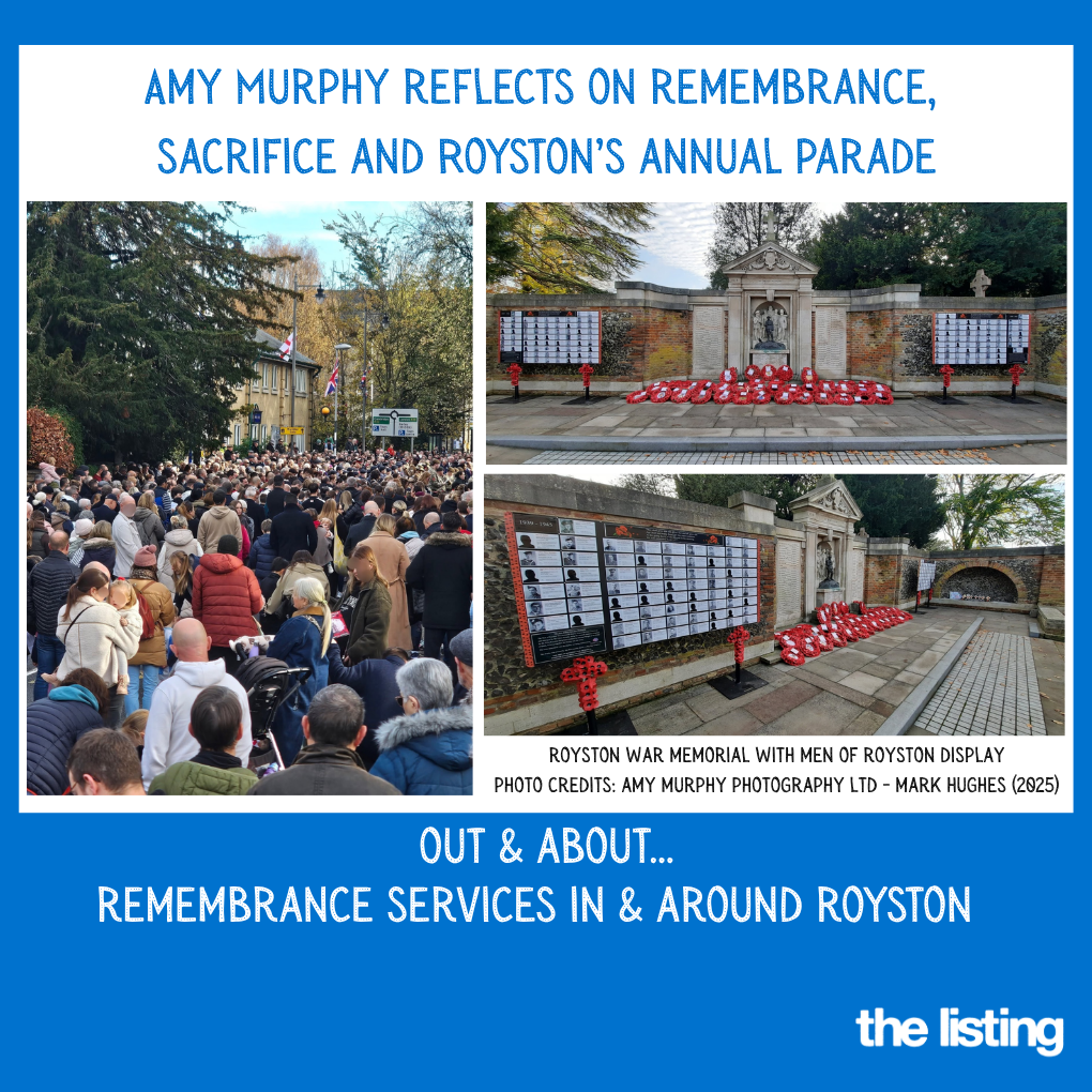 Out & About: Royston Remembers – Remembrance Parade and Service