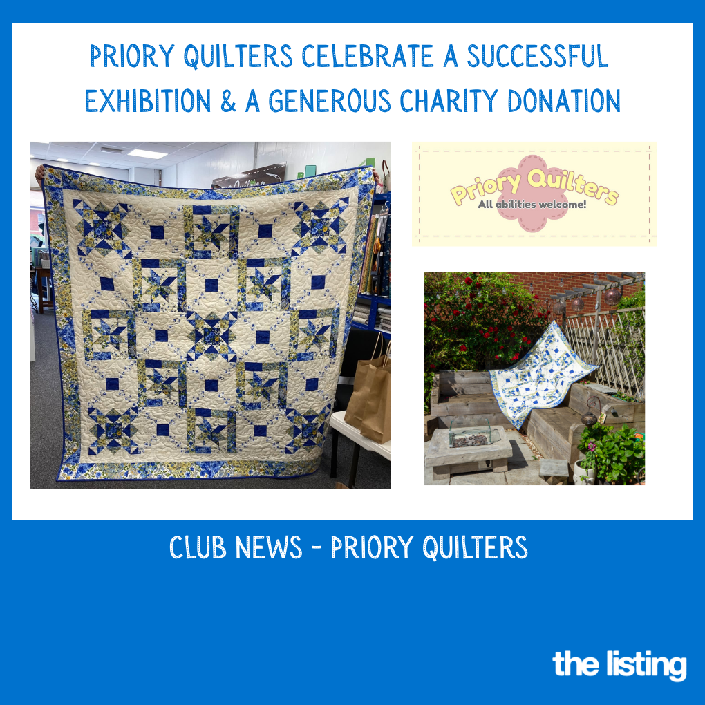Club News: Priory Quilters