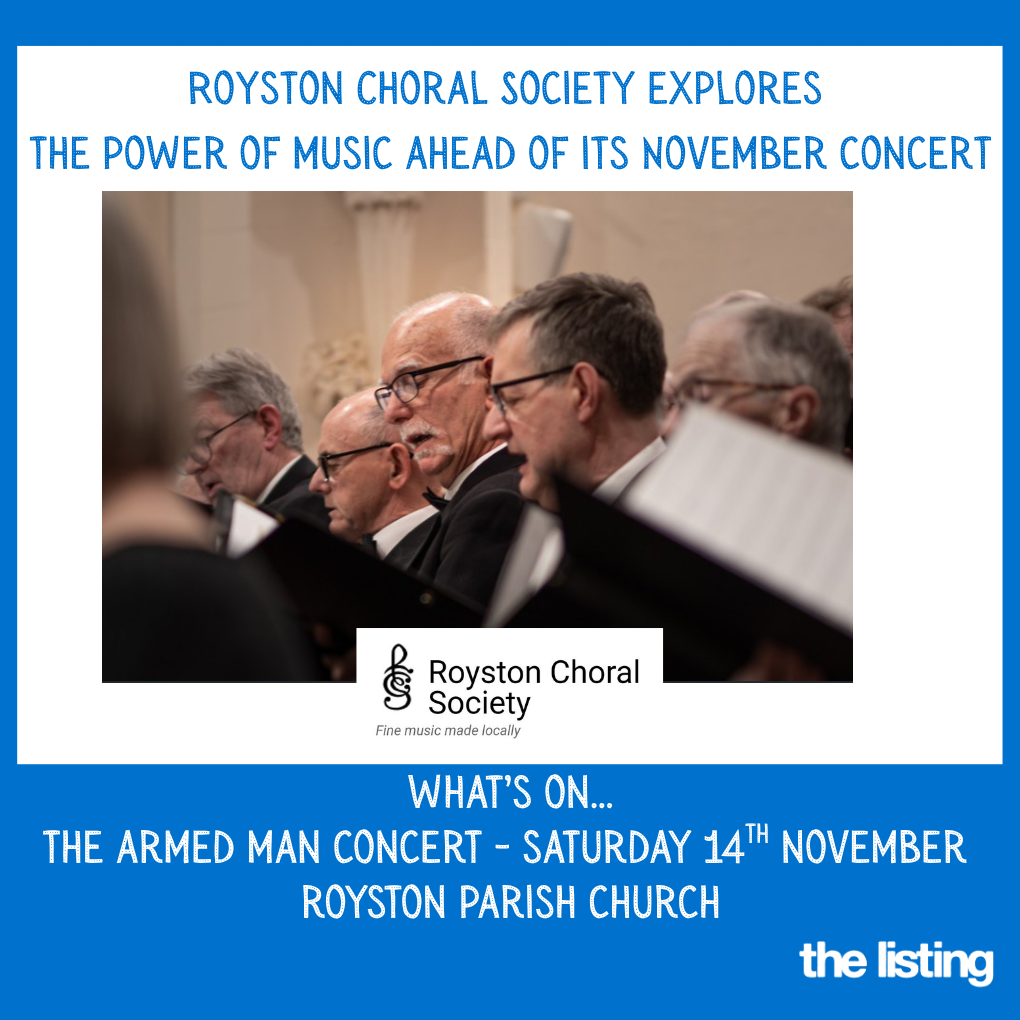 Things to Do: Royston Choral Society – Music to Move You